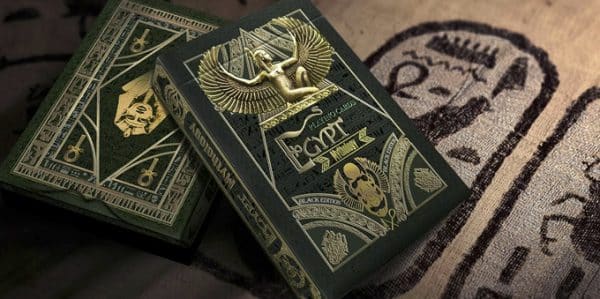 Egypt Mythology Playing Cards-Black Edition Nile by F.C. Designs - Image 8