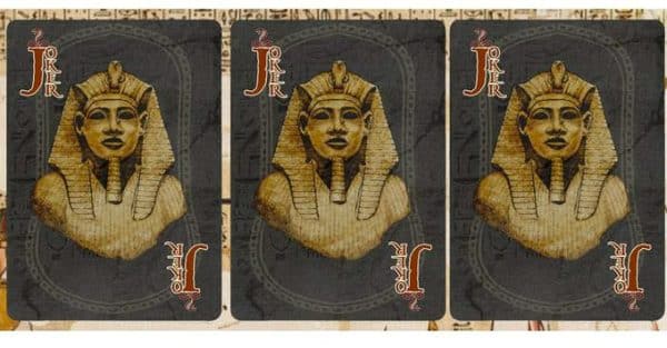 Egypt Mythology Playing Cards-Black Edition Nile by F.C. Designs - Image 6