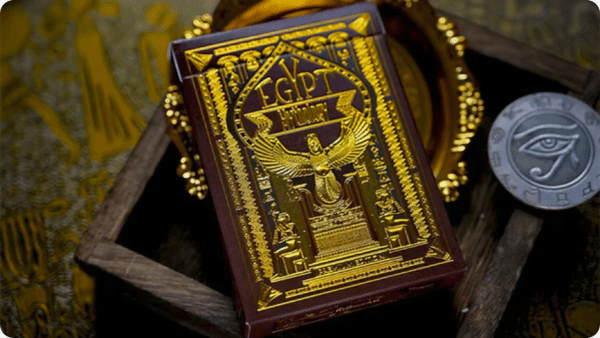Egypt Mythology Playing Cards-Premium Ruby by F.C. Designs