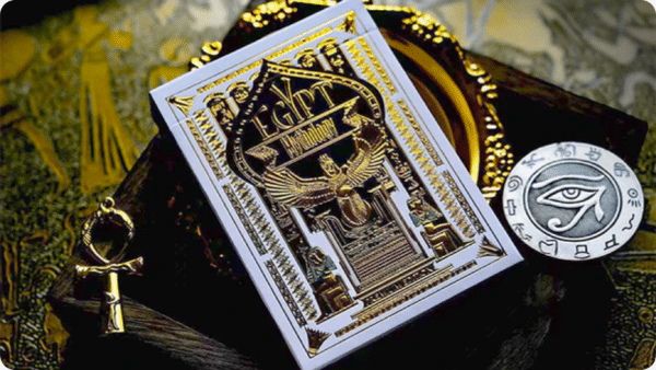 Egypt Mythology Playing Cards-Premium Sapphire by F.C. Designs
