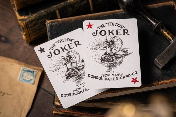 Triton 42 Club Playing Cards –Antique Restoration (rosewood red) by A Haines - Image 13