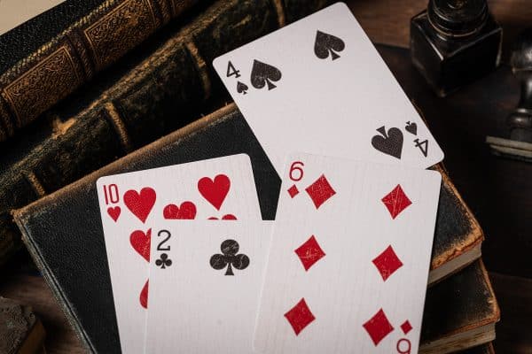 Triton 42 Club Playing Cards –Antique Restoration (rosewood red) by A Haines - Image 11