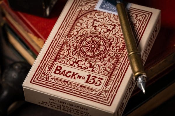 Triton 42 Club Playing Cards –Antique Restoration (rosewood red) by A Haines - Image 4