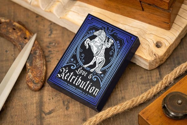 Love & Retribution Pt. 2 Playing Cards (blue -standard) by A Haines