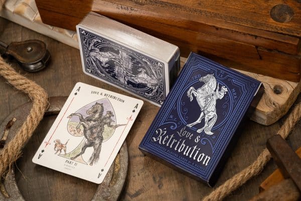 Love & Retribution Pt. 2 Playing Cards (silver gilded) by A Haines