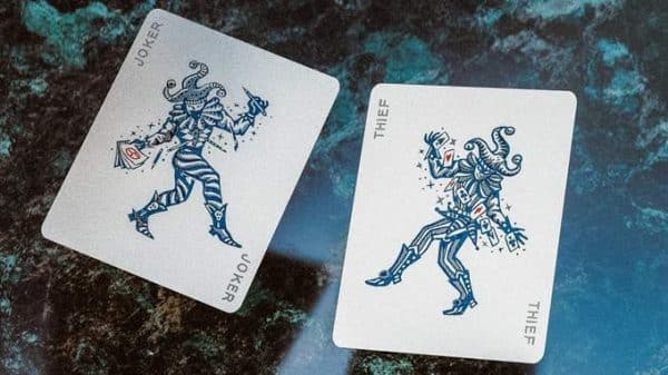 Reserve Edition: Platino Azul (BLUE) Playing Cards by Joker and the Thief - Image 6