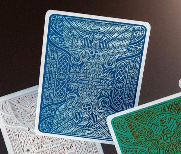 Reserve Edition: Platino Azul (BLUE) Playing Cards by Joker and the Thief - Image 3