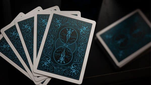 Bicycle Cool Blue Neon Rider Back Playing Cardsby USPCC - Image 6