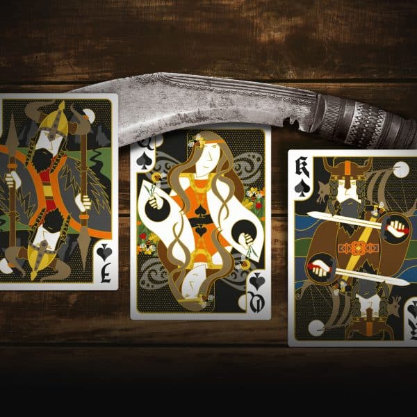 Secret Tale Ragnar - Black Bee deck - GILDED Playing Cards by Dutch Card House - Image 10