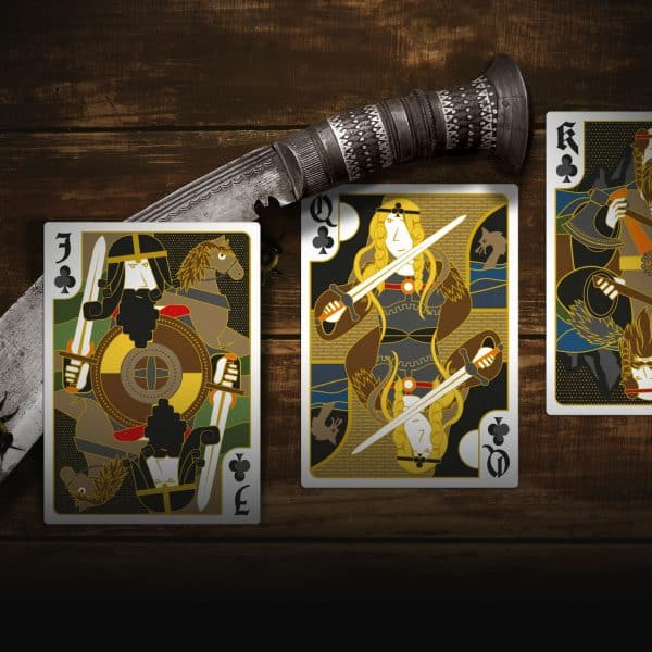 Secret Tale Ragnar - Black Bee deck - GILDED Playing Cards by Dutch Card House - Image 8