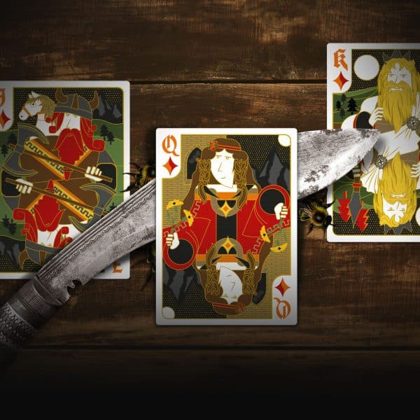 Secret Tale Ragnar - Black Bee deck - GILDED Playing Cards by Dutch Card House - Image 7