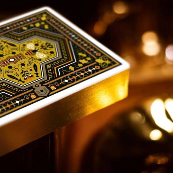 Secret Tale Ragnar - Black Bee deck - GILDED Playing Cards by Dutch Card House