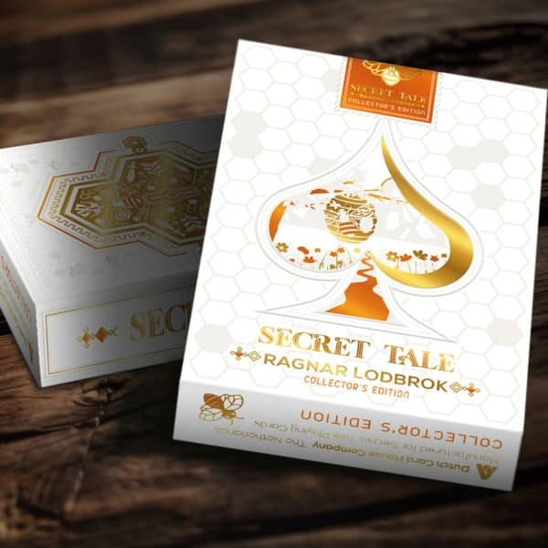 Secret Tale Ragnar - White Bee deck - GILDED Playing Cards by Dutch Card House - Image 2
