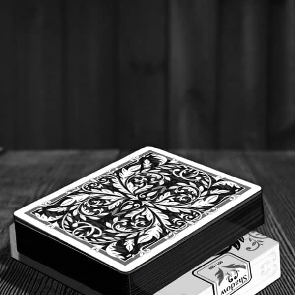 Leaves Playing Cards - Shadow Collector's Edition White by Dutch Card House - Image 8
