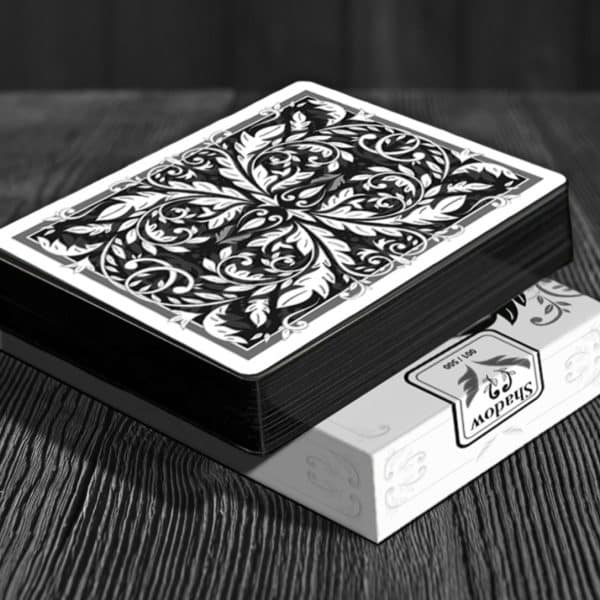 Leaves Playing Cards - Shadow Collector's Edition White by Dutch Card House