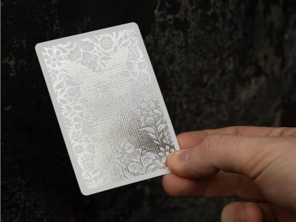 Butterfly Playing Cards Workers Edition Silver by Ondrej Psenicka - Image 5