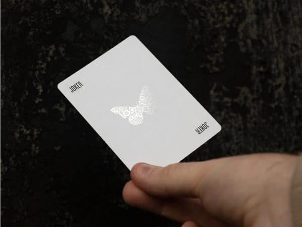 Butterfly Playing Cards Workers Edition Silver by Ondrej Psenicka - Image 4
