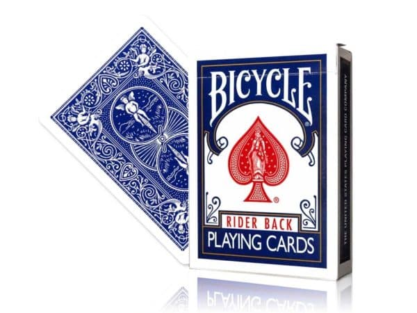 Marked Bicycle Rider Back Playing Cards 2nd Ed. Blue by Ondrej Psenicka