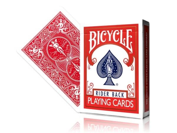 Marked Bicycle Rider Back Playing Cards 2nd Ed. Red by Ondrej Psenicka