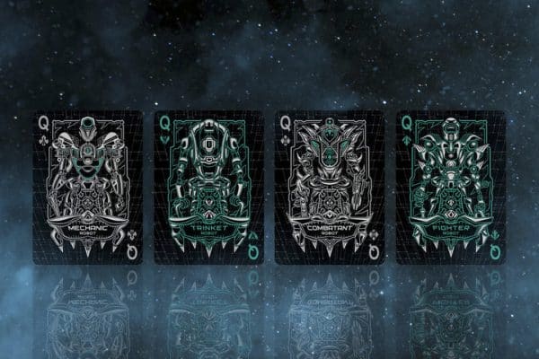 Cosmo Voyager: Spaceship Edition GILDED 1/150 Playing Cards by Card Mafia - Image 10