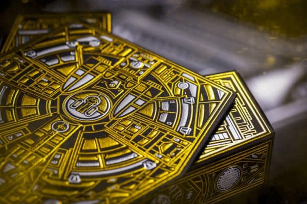 Cosmo Voyager: Gold Space Pod Edition Playing Cards by Card Mafia - Image 9