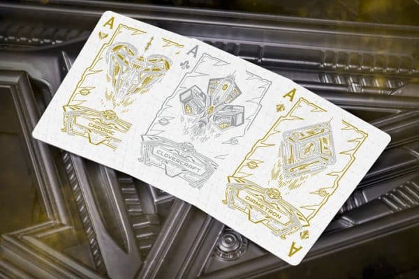 Cosmo Voyager: Gold Space Pod Edition Playing Cards by Card Mafia - Image 8