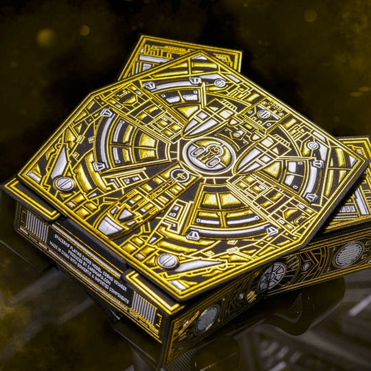 Cosmo Voyager: Gold Space Pod Edition Playing Cards by Card Mafia - Image 4