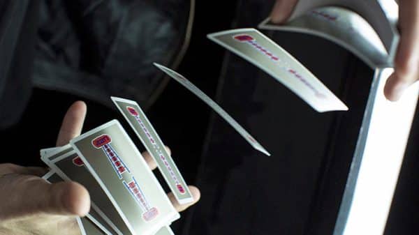 Vintage Feel Jerry's Nuggets Silver (Steel) Playing Cards - Image 2