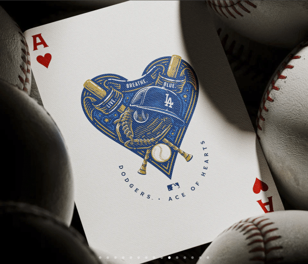 Los Angeles Dodgers Playing Cards by theory11 - Image 10