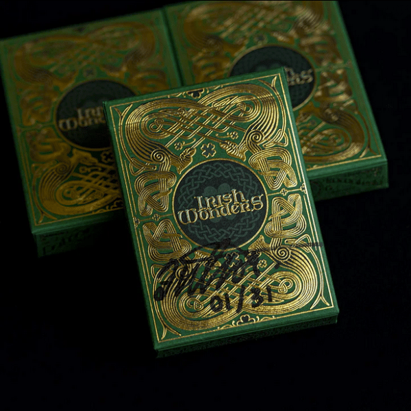 Fulton's Irish Wonders Signed Gilded Artist Proof Playing Cards by Fulton