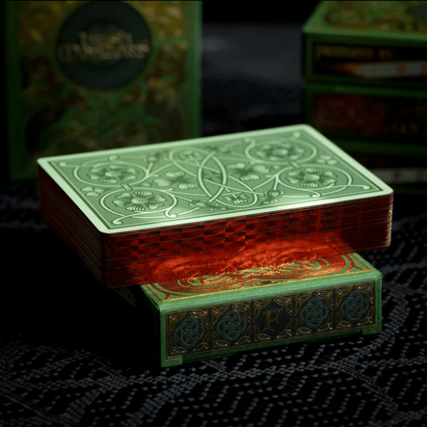 Fulton's Irish Wonders Limited Gilded Edition- Red Playing Cards by Fulton