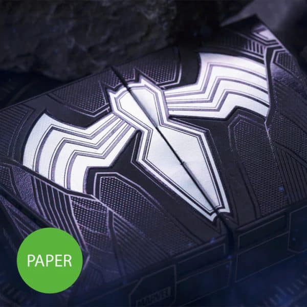 Spider-Man: Symbiote Gilded Playing Cards (Paper) by Card Mafia