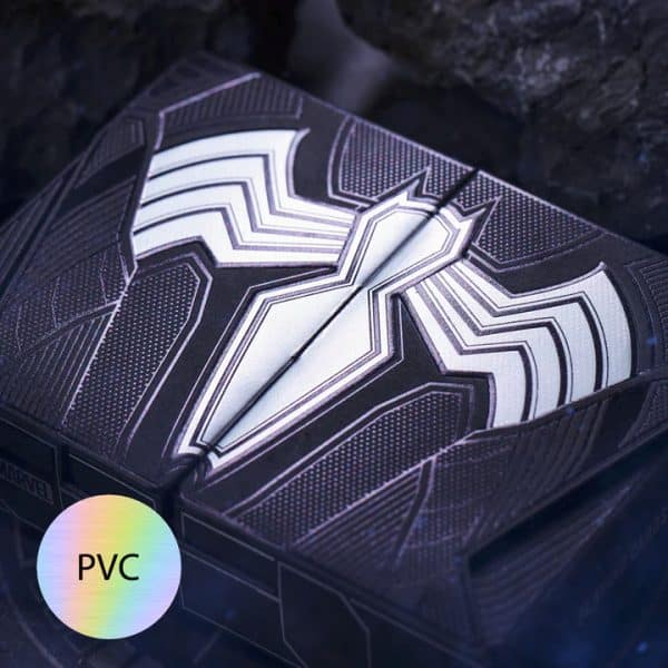 Spider-Man: Symbiote Gilded Playing Cards (PVC) by Card Mafia