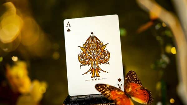 Amber Golden Morpho Playing Cards by TCC - Image 9