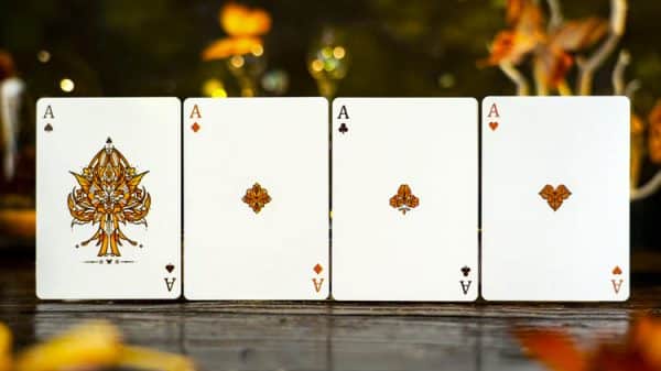 Amber Golden Morpho Playing Cards by TCC - Image 8
