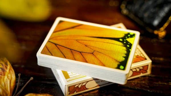Amber Golden Morpho Playing Cards by TCC - Image 6