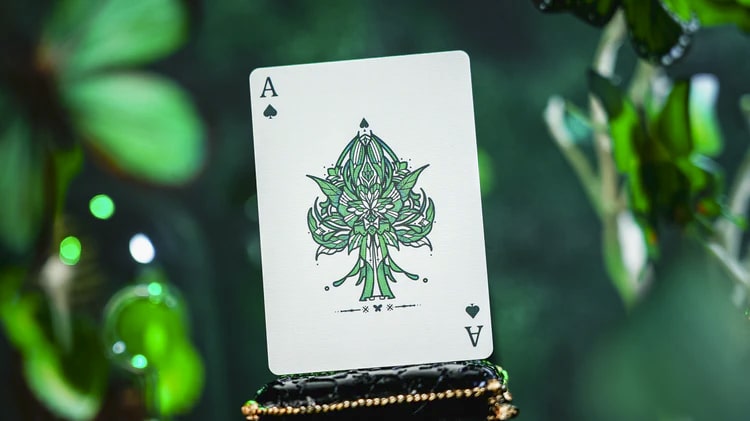 Emerald Green Morpho Playing Cards by TCC | X-Decks Playing Cards