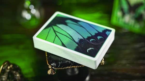 Emerald Green Morpho Playing Cards by TCC - Image 6