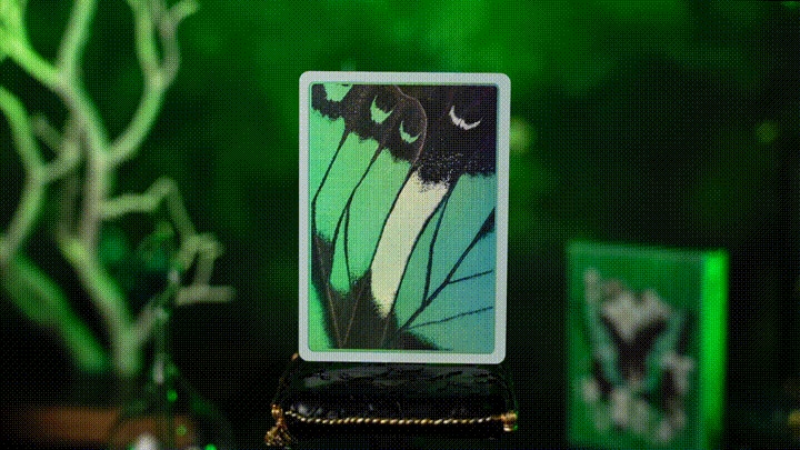 Emerald Green Morpho Playing Cards by TCC | X-Decks Playing Cards