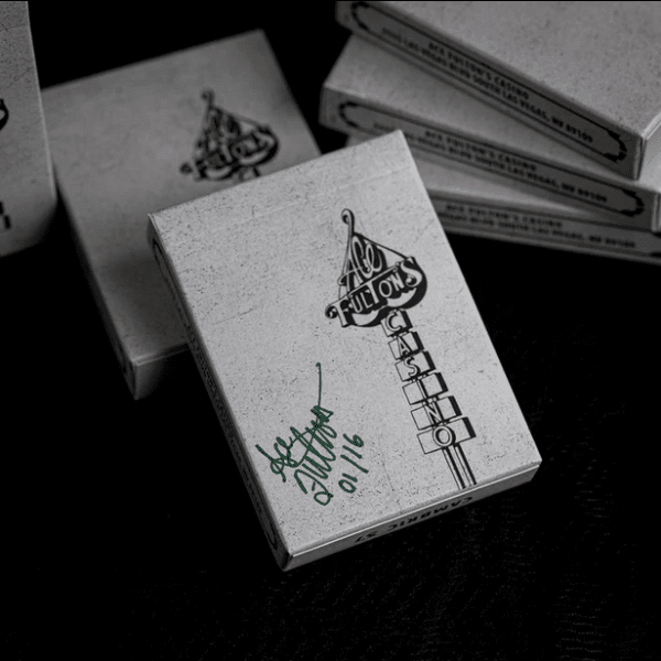 Ace Fulton's Casino Signed Gilded Artist Proof Playing Cards by Fulton