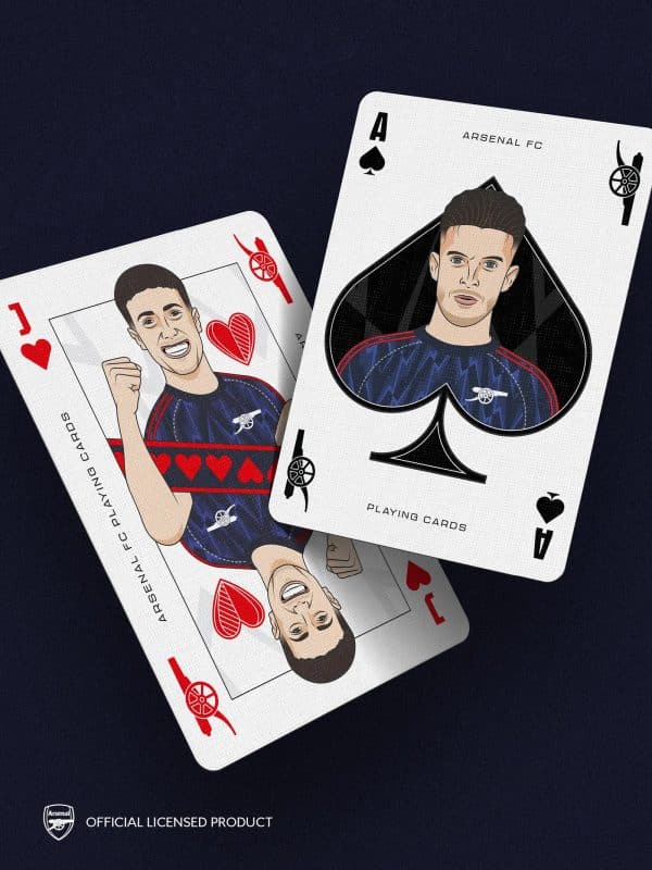 Arsenal FC Playing Cards- Away Edition by Dyenamik - Image 7