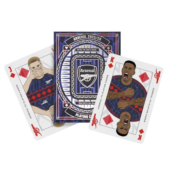 Arsenal FC Playing Cards- Away Edition by Dyenamik