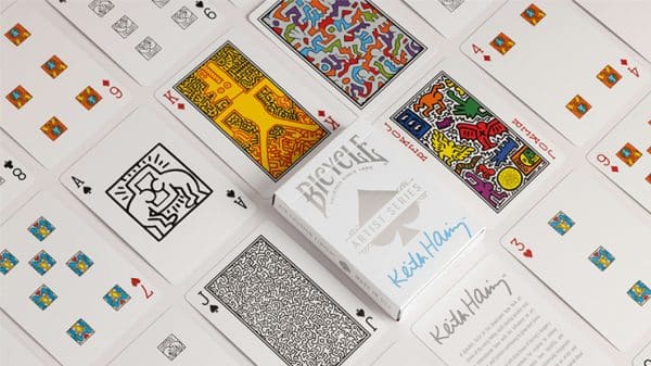 Bicycle Keith Haring (Box Set Red and Blue) Playing Cards by USPCC - Image 3