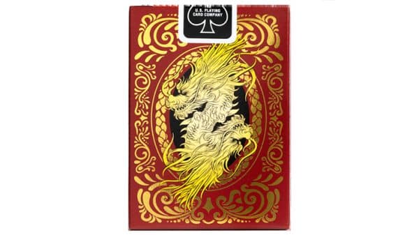 Bicycle Dragon Red Playing Cards by USPCC - Image 2