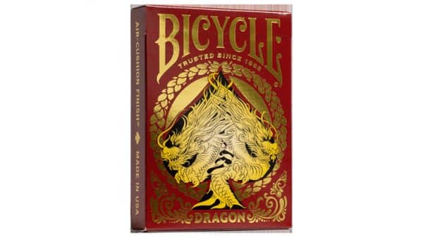 Bicycle Dragon Red Playing Cards by USPCC