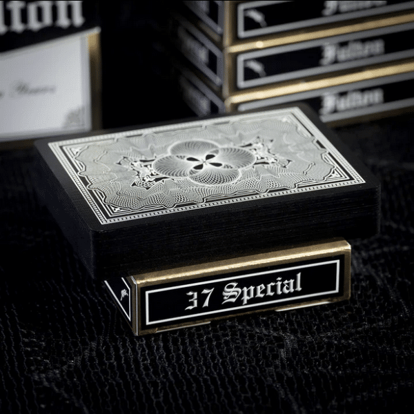 15 Years of Fultons Limited Gilded Edition-Black Playing Cards by Fulton