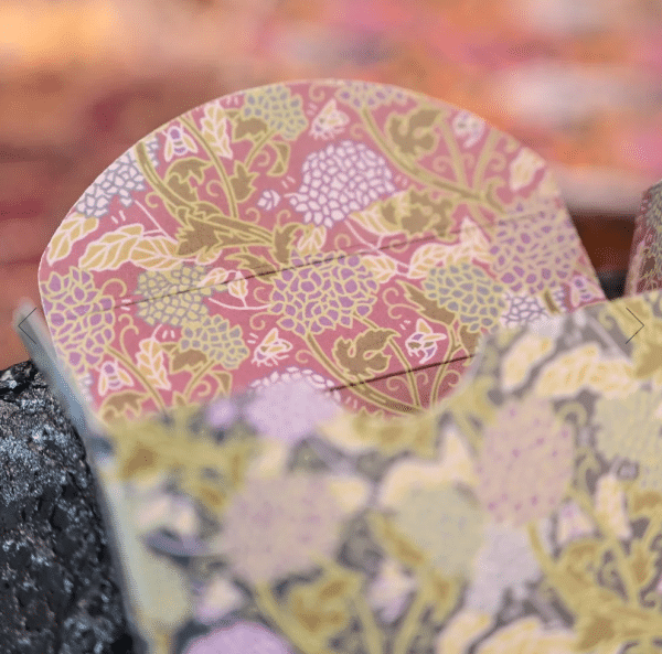 Dyed Patternwork (Hydrangea and Honey Bees) Playing Cards by Jack Brutus Penny - Image 7