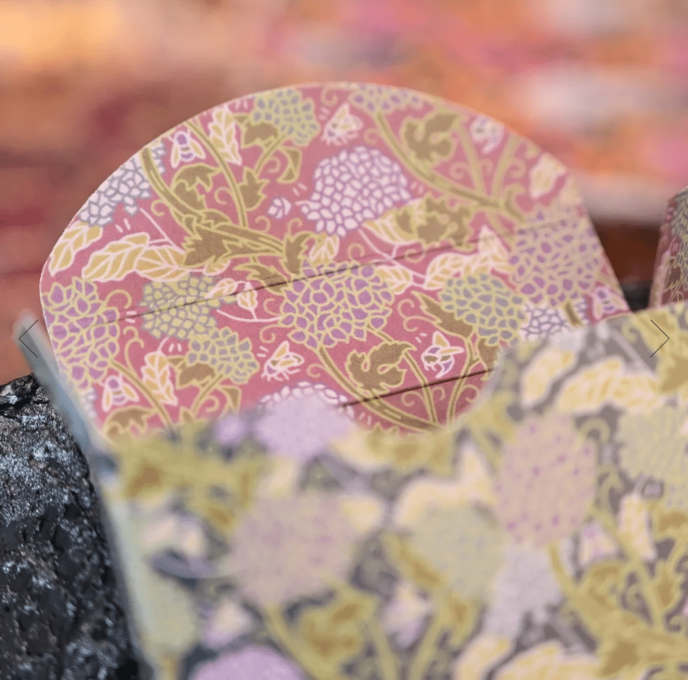 Dyed Patternwork (Hydrangea and Honey Bees) Playing Cards by Jack