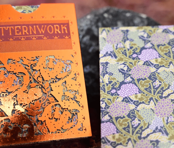 Dyed Patternwork (Hydrangea and Honey Bees) Playing Cards by Jack Brutus Penny