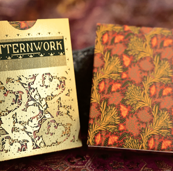 Gilded Patternwork (Marigold and Moths) Playing Cards by Jack Brutus Penny